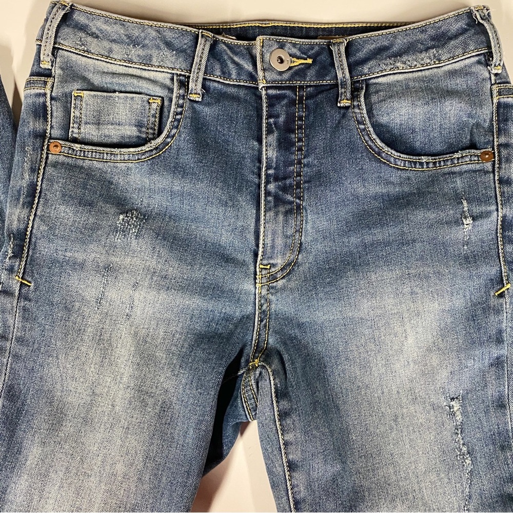 15. Pilcro And The Letterpress - Anthropologie | Ultra High-Rise Skinny Jeans - Picture 3 of 12